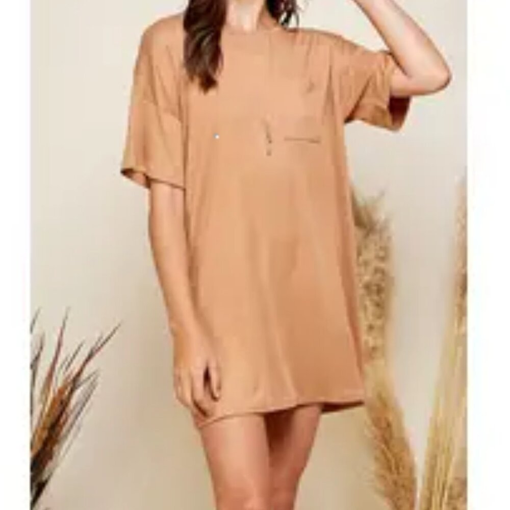 Ribbed T-Shirt Dress